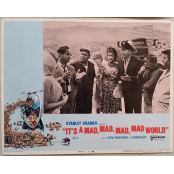 Its a Mad Mad Mad Mad World - Original Re-issue 1970 Lobby Card Set x 8